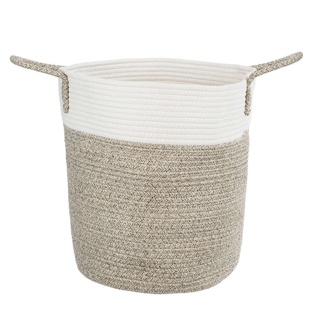 Καλάθι - Κασπώ Chalki 20200 35x40cm Beige-White GloboStar