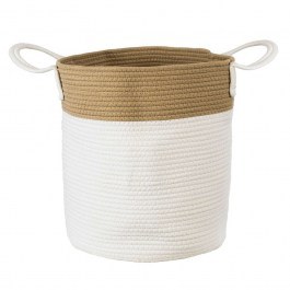 Καλάθι - Κασπώ Samothraki 20199 35x40cm Beige-White GloboStar BEIGE-WHITE