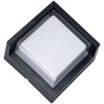 Wall Lamp - Sconce Apex 60770 17x17x9cm Led 1050lm 10W 4500K Black GloboStar