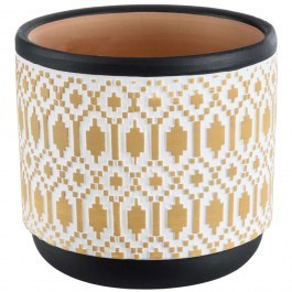 Κασπώ Varanasi 20524 Φ14,5x13cm Multi-Gold GloboStar MULTI-GOLD