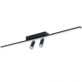 Ceiling Lamp - Spot Linear Baretti 61226 80x5,5x5cm Dim Led 2688lm 24W Black GloboStar BLACK