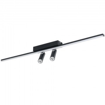 Ceiling Lamp - Spot Linear Baretti 61226 80x5,5x5cm Dim Led 2688lm 24W Black GloboStar