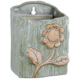 Κασπώ Bilbao 20536 13x10x17cm Green-Beige GloboStar GREEN-BEIGE