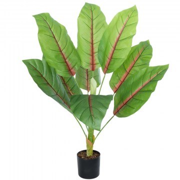 Artificial Plant Blood Banana 20944 D70x90cm Green-Red GloboStar
