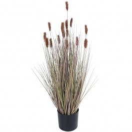 Artificial Plant Lagurus 21099 D40x70cm Brown GloboStar BROWN