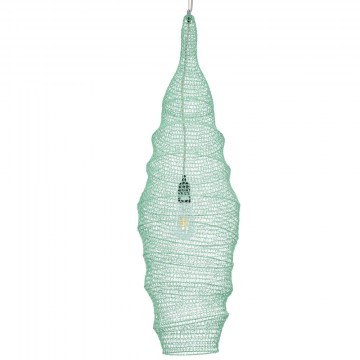 Pendant Lamp Kentucky 01909 D30x105cm 1xE27 Turquoise GloboStar