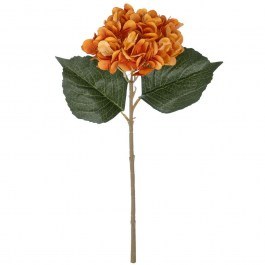 Τεχνητό Λουλούδι Hydrangea 21179 47cm Green-Orange GloboStar GREEN-ORANGE
