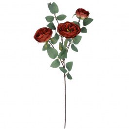 Τεχνητό Λουλούδι Climbing Rose 21182 70cm Green-Red GloboStar RED-GREEN
