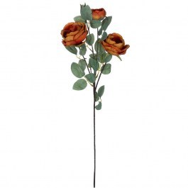 Τεχνητό Λουλούδι Climbing Rose 21187 70cm Green-Orange GloboStar GREEN-ORANGE