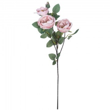 Τεχνητό Λουλούδι Climbing Rose 21184 70cm Green-Light Pink GloboStar