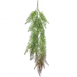 Artificial Hanging Plant Fern 20862 28x15x90cm Green-Brown GloboStar GREEN-BROWN