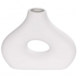Βάζο Horizon 21253 18x6x15cm White GloboStar WHITE