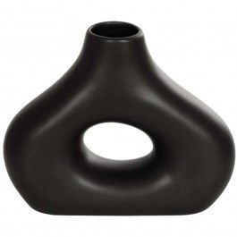 Βάζο Horizon 21252 18x6x15cm Black GloboStar BLACK