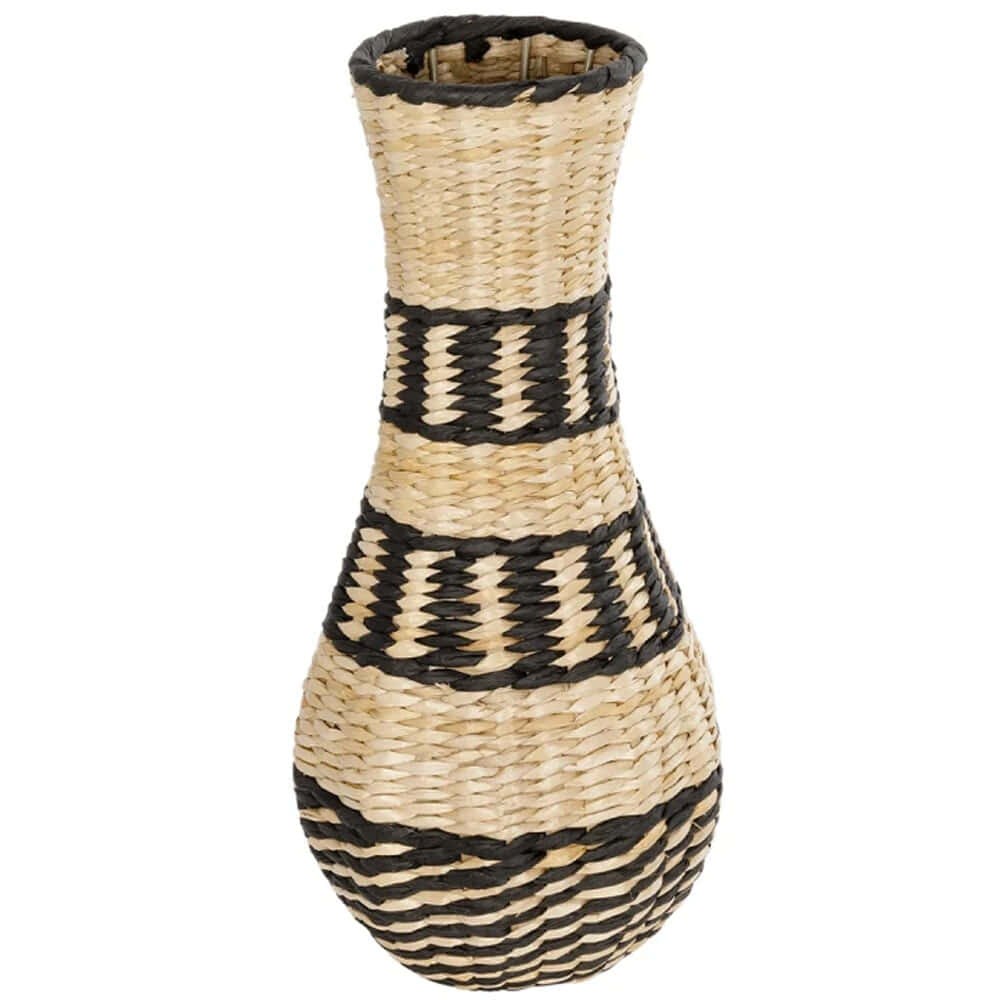 Βάζο Πλεκτό Montmartre 21227 20x20x42cm Beige-Black GloboStar