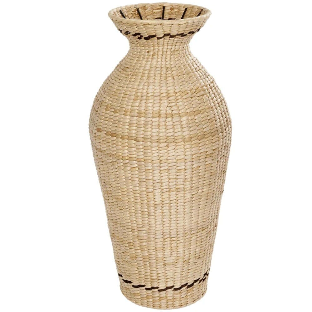 Βάζο Πλεκτό Montpellier 21237 28x28x60cm Beige-Brown GloboStar