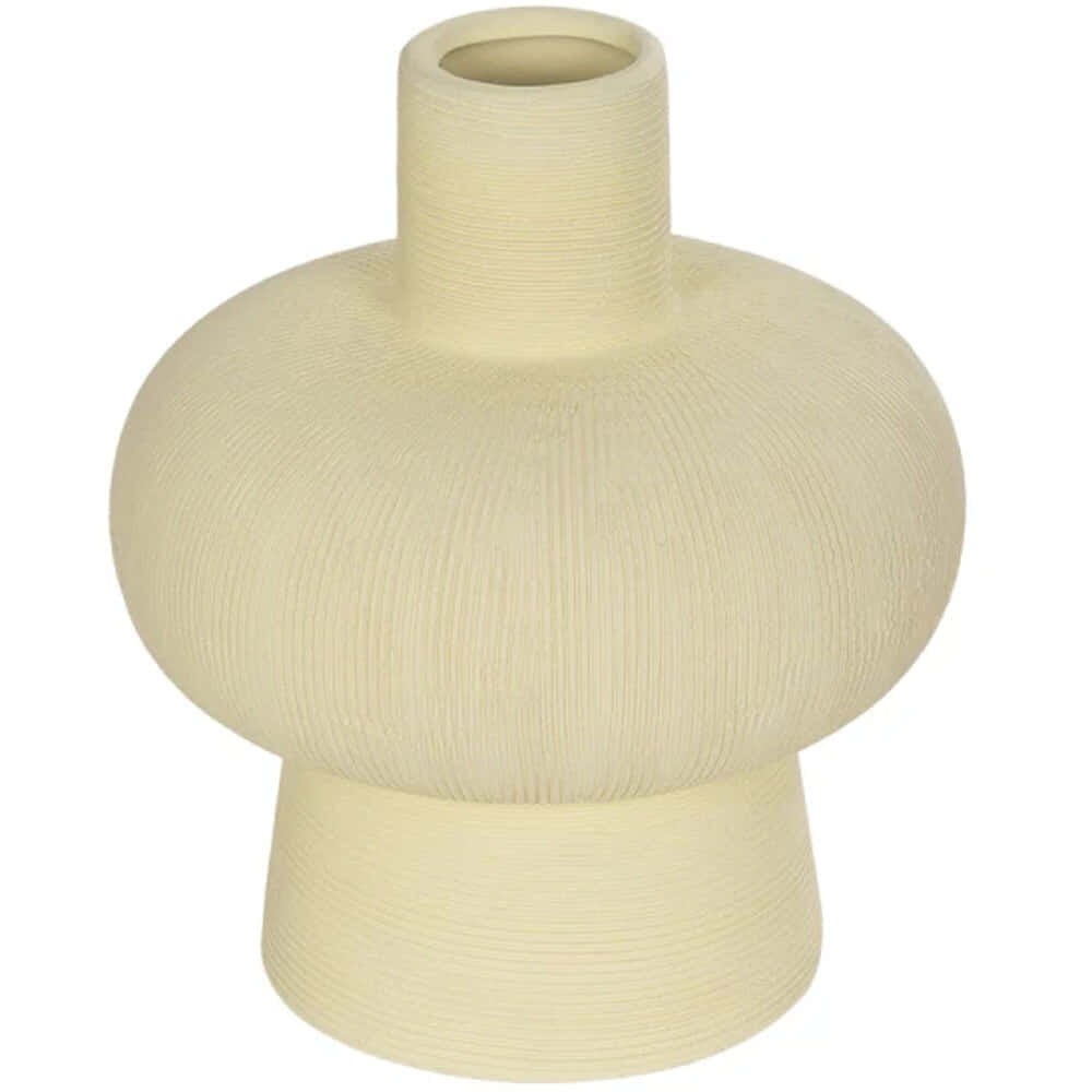 Βάζο Iceberg 21263 17x17x20cm Beige GloboStar