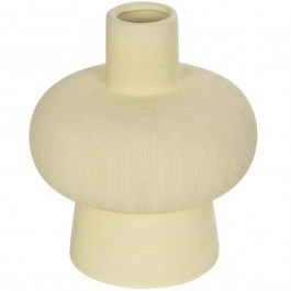Βάζο Iceberg 21263 17x17x20cm Beige GloboStar BEIGE