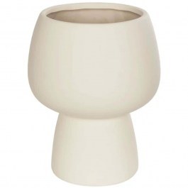 Βάζο Morea 21270 17x17x20cm Beige GloboStar BEIGE