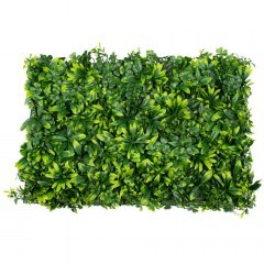 Συνθετικό Διακοσμητικό Πάνελ Φυλλωσιάς Τριφύλλι - Νάνος Δάφνη - Περεσκία 78406 60x8x40cm Green GloboStar