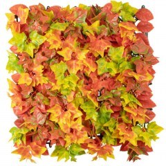 Synthetic Decorative Foliage Panel Autumn Maple 20349 50x10x50cm Multi GloboStar
