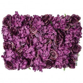 Συνθετικό Διακοσμητικό Πάνελ Φυλλωσιάς Roses Story 20356 40x10x60cm Fuchsia GloboStar FUCHSIA