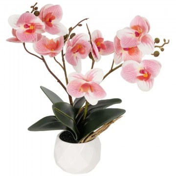 Artificial Plant In Pot Orchid 21075 30cm Pink GloboStar