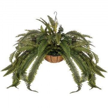 Τεχνητό Κρεμαστό Φυτό Fern 20622 90x90x70cm Green GloboStar