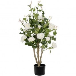 Τεχνητό Δέντρο Roses 21069 50x50x90cm White GloboStar WHITE