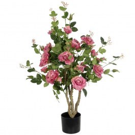 Τεχνητό Δέντρο Roses 21072 50x50x90cm Pink GloboStar PINK