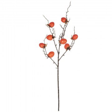 Τεχνητό Λουλούδι Persimmon Fruit 21438 83cm Orange GloboStar