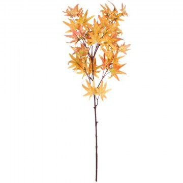 Τεχνητό Κλαδί Maple 20264 25x90cm Orange GloboStar
