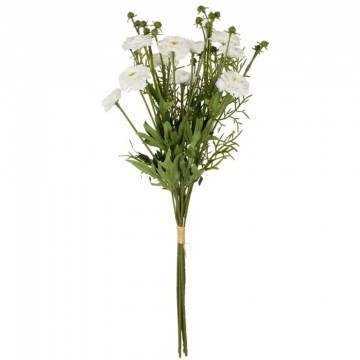 Τεχνητό Μπουκέτο Chrysanthemum 21330 50cm White GloboStar