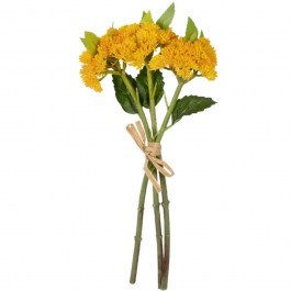 Artificial Bouquet Sedum 21348 30cm Yellow GloboStar YELLOW