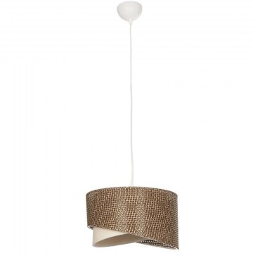 Pendant Lamp Lili 203-0177 1xE27 30x30x95cm 1xE27 Brown-Black GloboStar