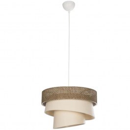Pendant Lamp Siera 203-0169 38x38x95cm 1xE27 Beige-Brown GloboStar BEIGE-BROWN