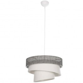Pendant Lamp Siera 203-0170 38x38x95cm 1xE27 Grey-White GloboStar GREY-WHITE