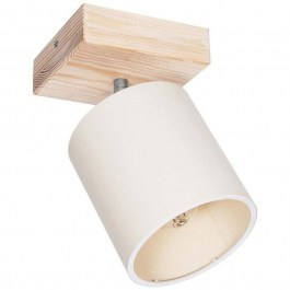 Φωτιστικό Οροφής - Πλαφονιέρα Cup 203-0060 14,5x14,5x25cm 1xE27 Beige-White GloboStar BEIGE-WHITE