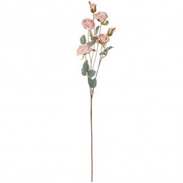 Τεχνητό Λουλούδι Rose 21142 80cm Pink GloboStar PINK