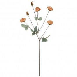 Τεχνητό Λουλούδι Rose 21302 80cm Orange GloboStar ORANGE