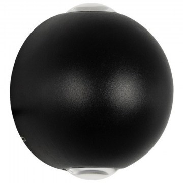 Wall Lamp - Sconce Vega 60672 10x7,5x10cm Led 750lm 6W 2700K Black GloboStar