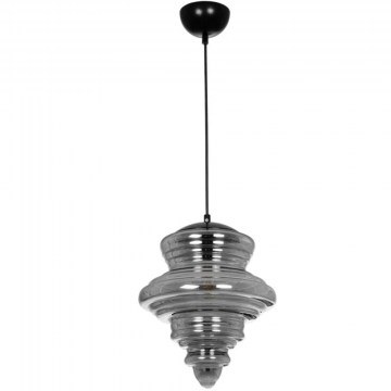 Pendant Lamp Corte 206-0028 25x25x30cm 1xE27 Smoke GloboStar