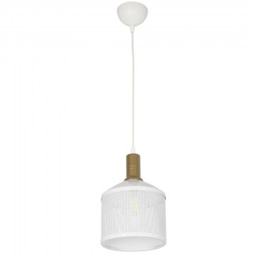 Pendant Lamp Neto 201-0129 18x18x70cm 1xE27 White-Gold GloboStar