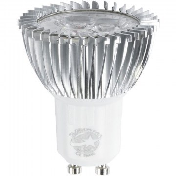 Led Lamp Triboo 76043 5x5x5,5cm GU10 MR16 3W 250lm Red Dimmable Silver-White GloboStar
