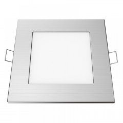 Panel Led Χωνευτό Plato630SNM 6W 3000K 400lm Nickel Aca
