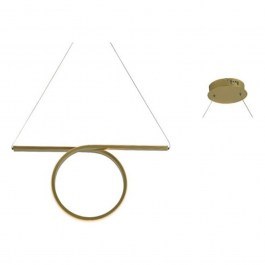 Pendant Led HM98LEDP64BR 32W 3000K 1920lm 64Χ17ΧΗ120 Brass Aca Decor BRASS