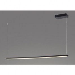 Pendant Led ZM58LEDP100BK 20W 3000K 1600lm 100Χ5ΧH150 Black Aca Decor BLACK