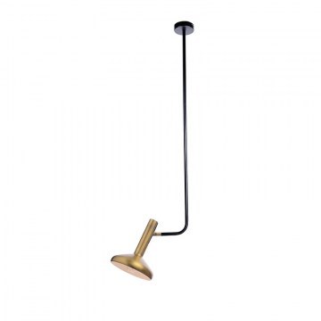 Φωτιστικό Οροφής AR4181P120BB 1ΧΕ27 33Χ20XΗ120 Brass-Black Aca Decor