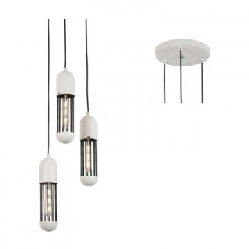 Ceiling HM173P27WH 3ΧΕ27 D27XH120 White Aca Decor
