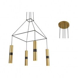 Ceiling HM854P56BR 4XGU10 56X56XH150 Brass Aca Decor BRASS