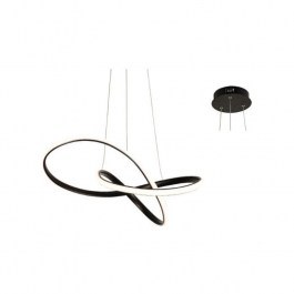 Ceiling Led HM92LEDP48BK 48W 3000K 2880lm 48Χ44XΗ120 Black Aca Decor BLACK